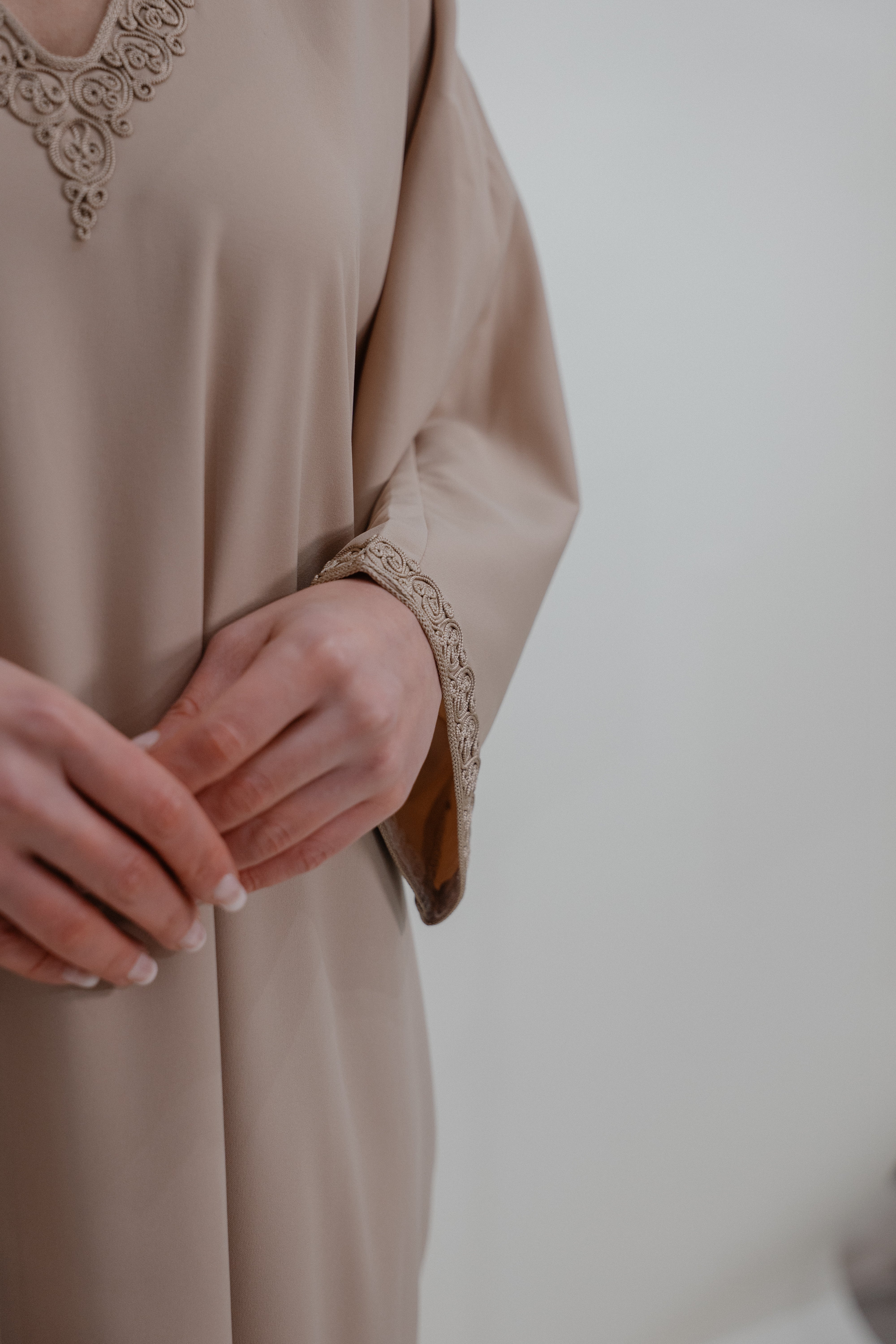 Embrace Handcrafted Kandora - Beige