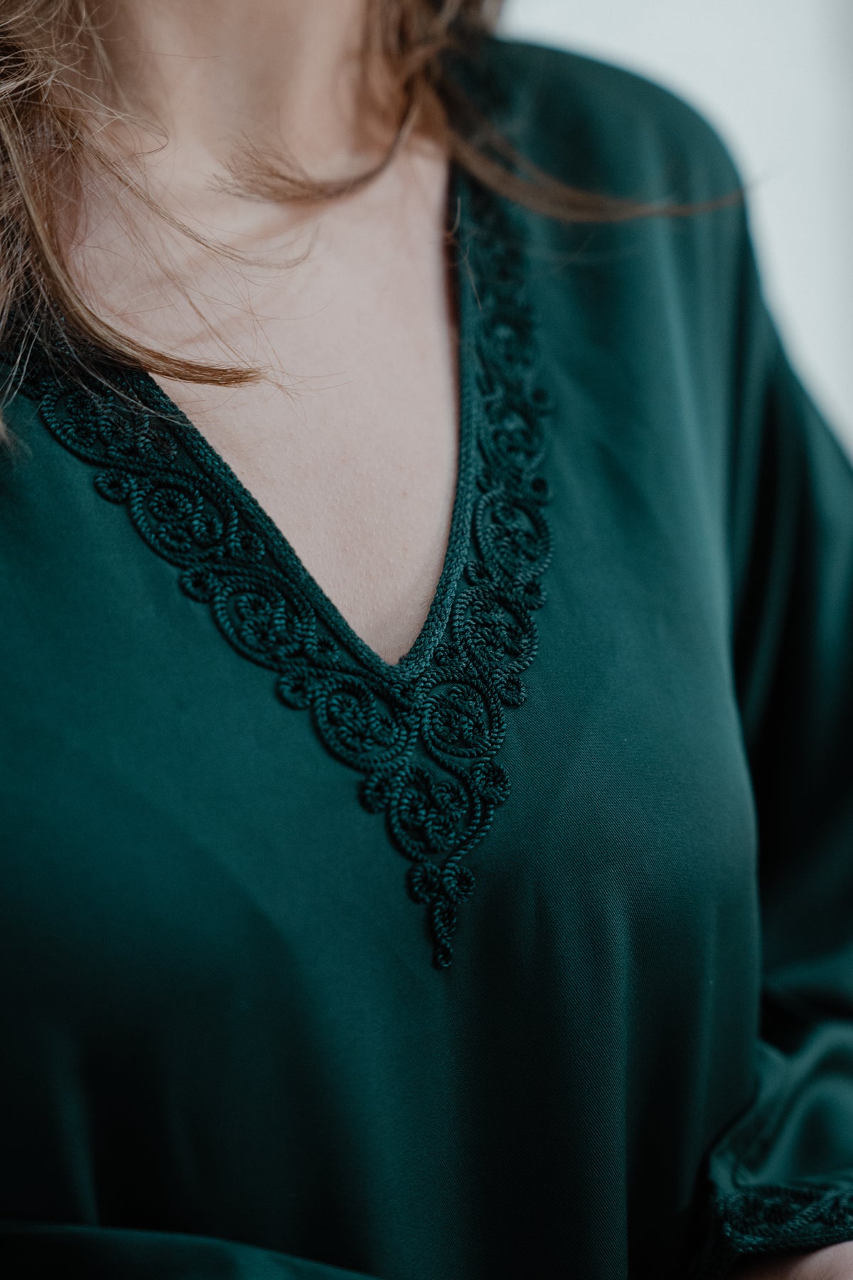 Embrace Handcrafted Kandora - Green