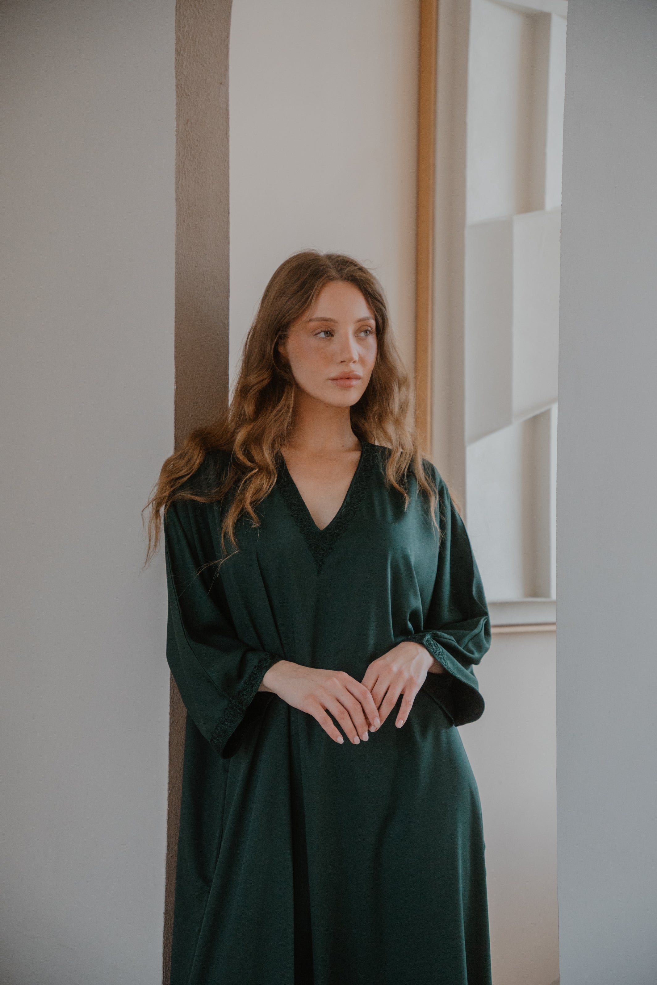 Embrace Handcrafted Kandora - Green