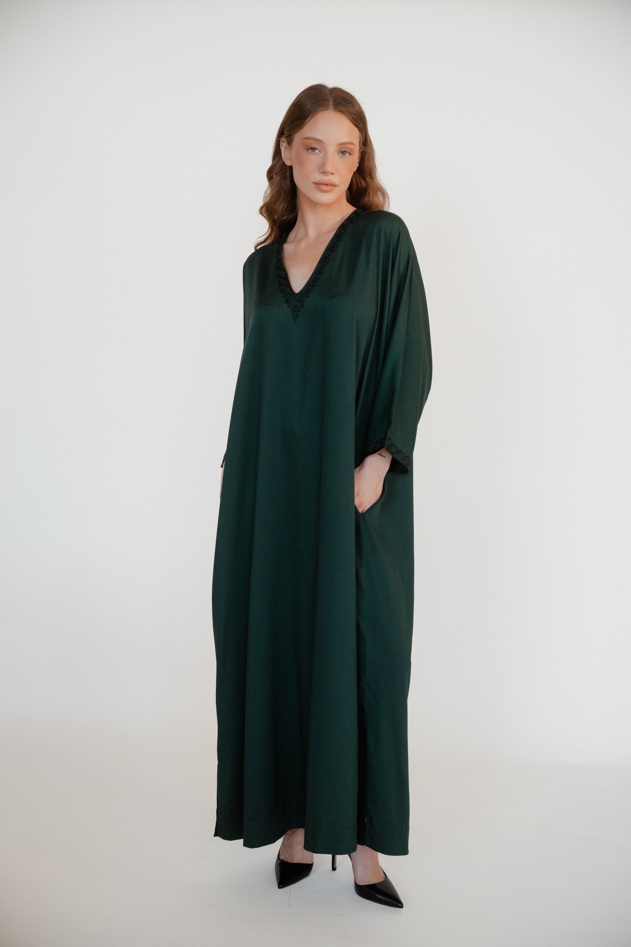 Embrace Handcrafted Kandora - Green