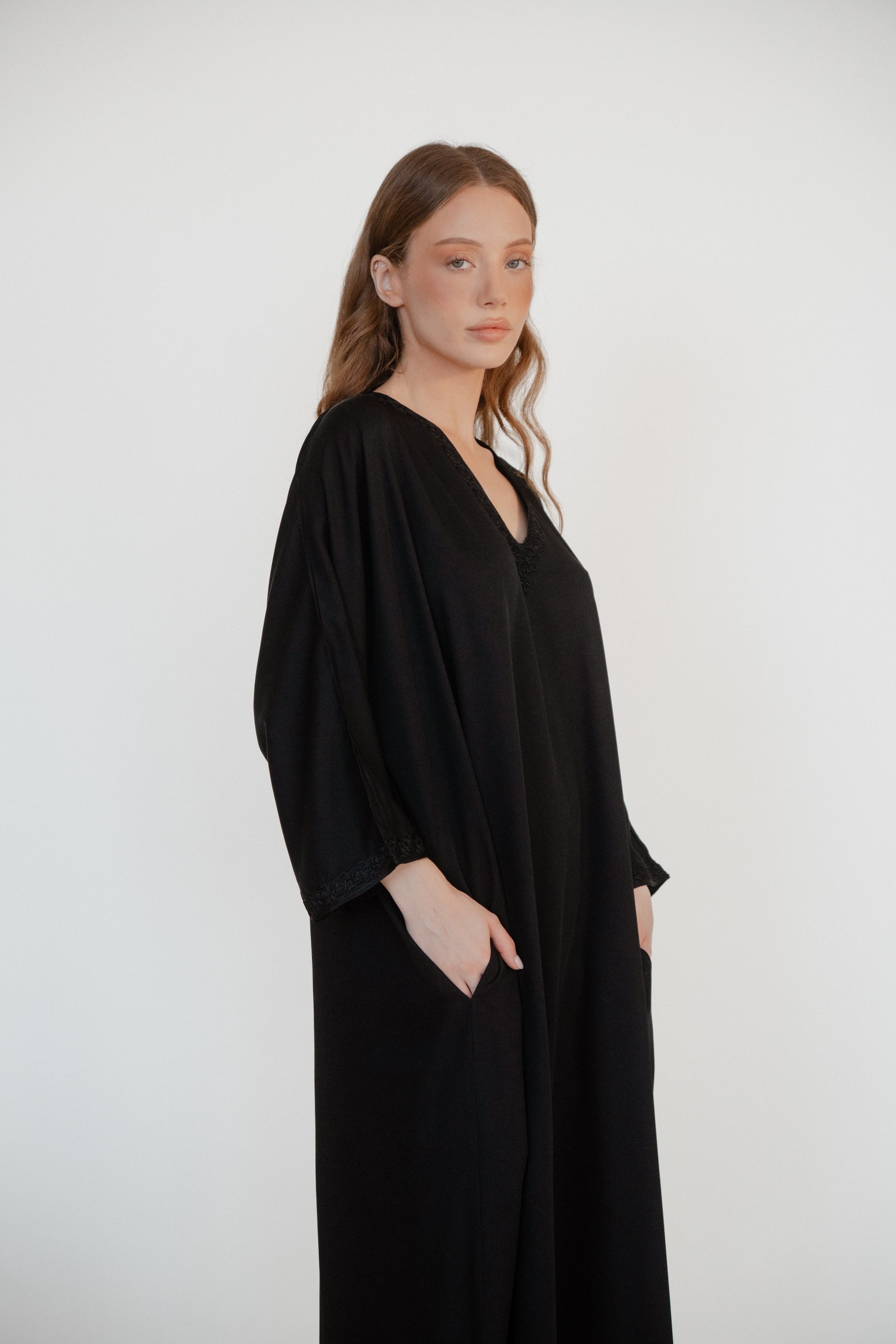 Embrace Handcrafted Kandora - Black