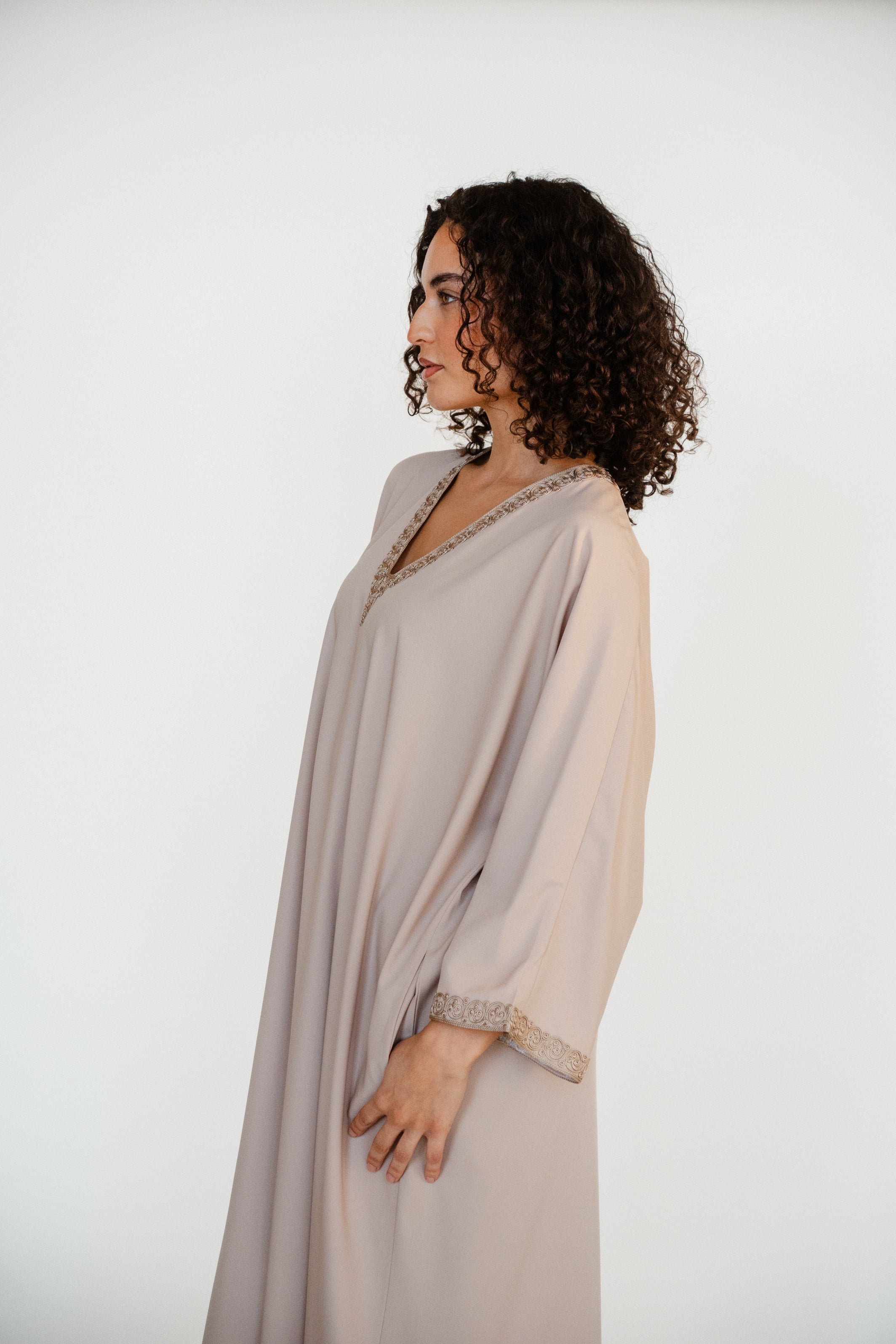 Embrace Handcrafted Kandora - Beige