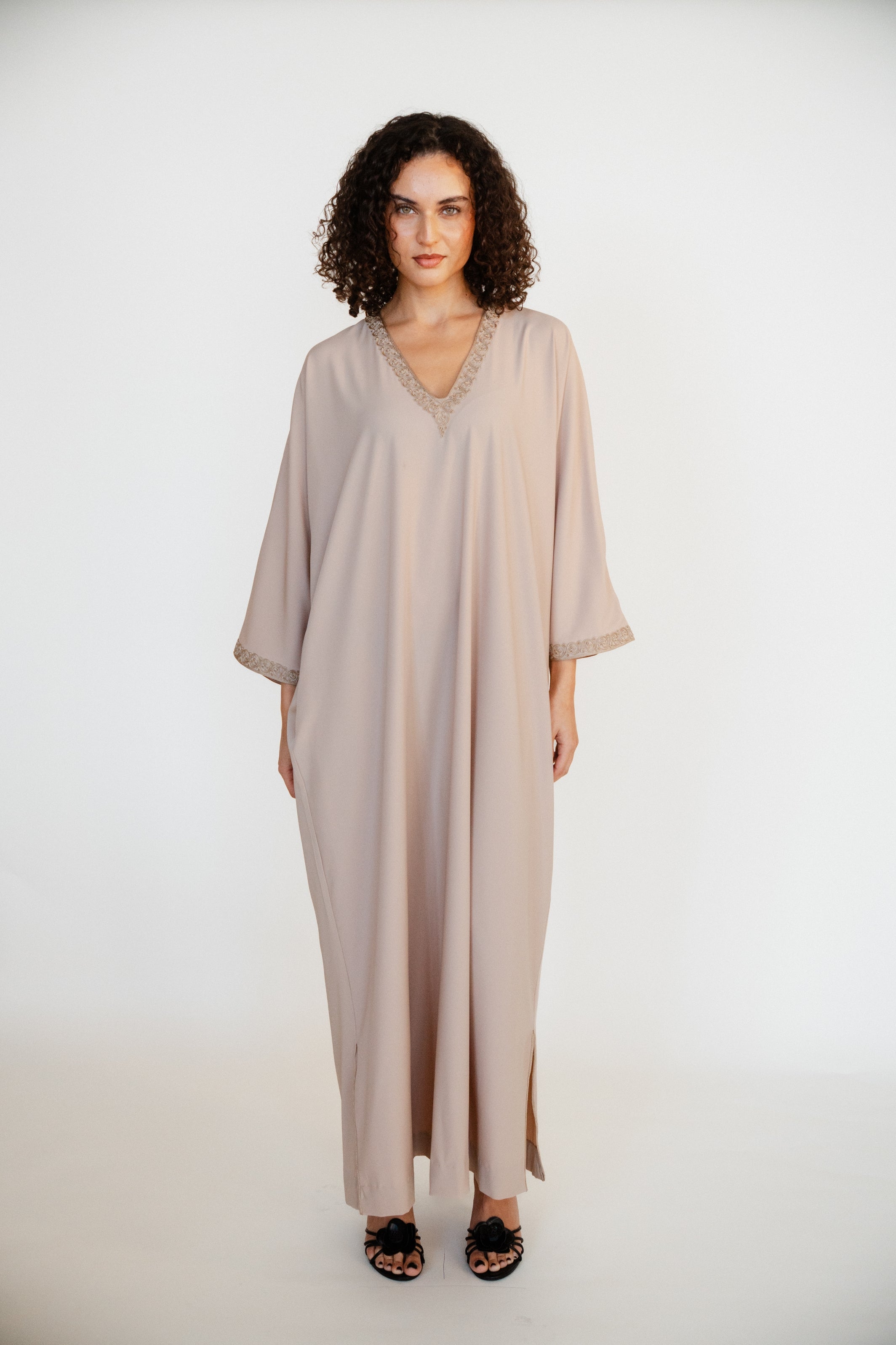 Embrace Handcrafted Kandora - Beige