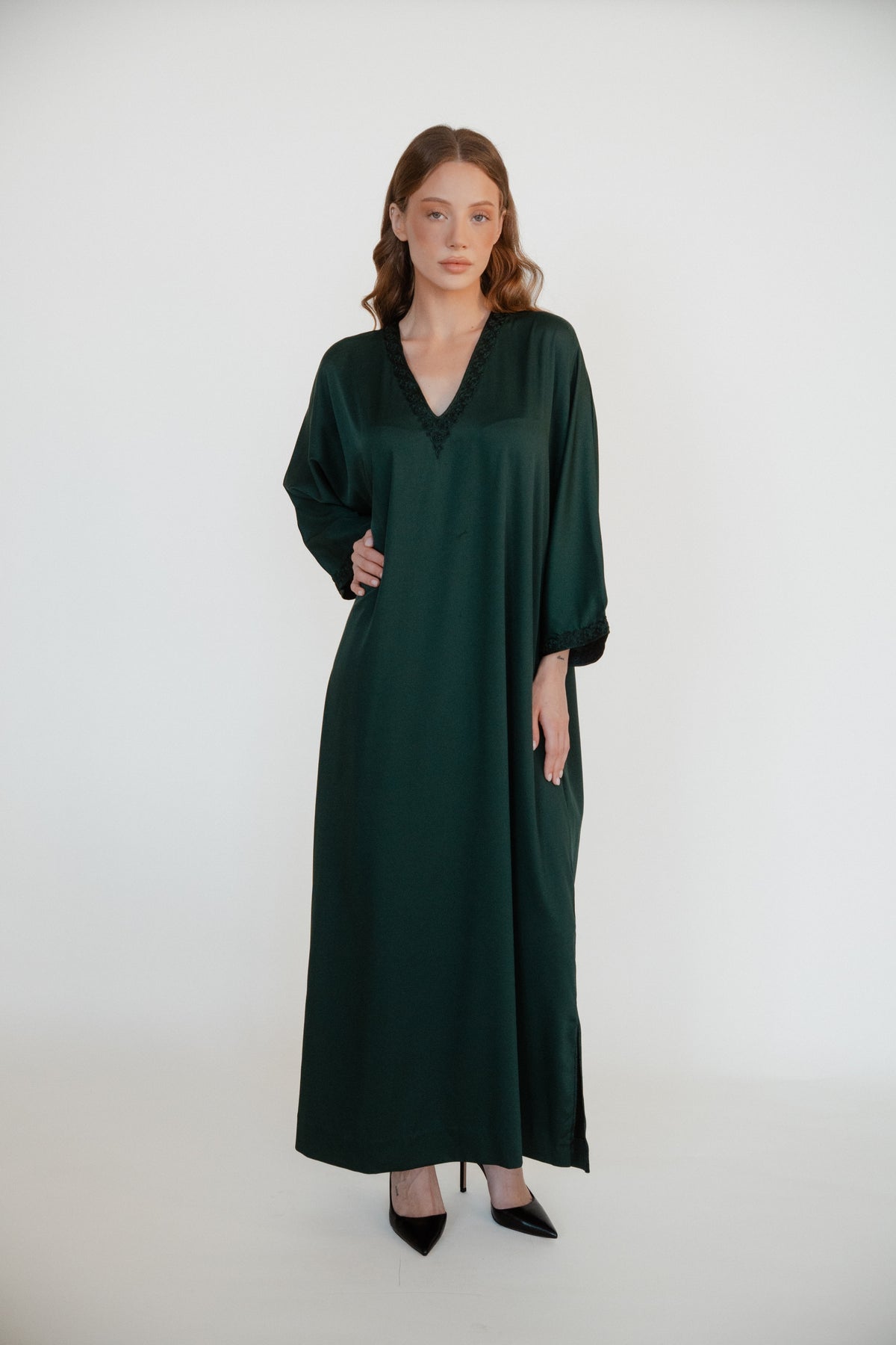 Embrace Handcrafted Kandora - Green